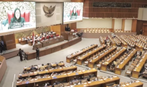 [Foto] Suasana Rapat Wakil Rakyat di Gedung Parlemen Jakarta. (Assets:IST)