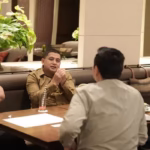 Wali Kota Makassar Munafri membahas kemandirian pangan melalui perusda. Hal itu disampaikan usai bertemu Perumda DKI beberapa waktu lalu. (Dok.Kominfo)