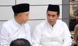 [Foto] Senator DPD RI Tamsil Linrung (kiri) dan Mentan Andi Amran Sulaiman (kanan). (Assets:IST)