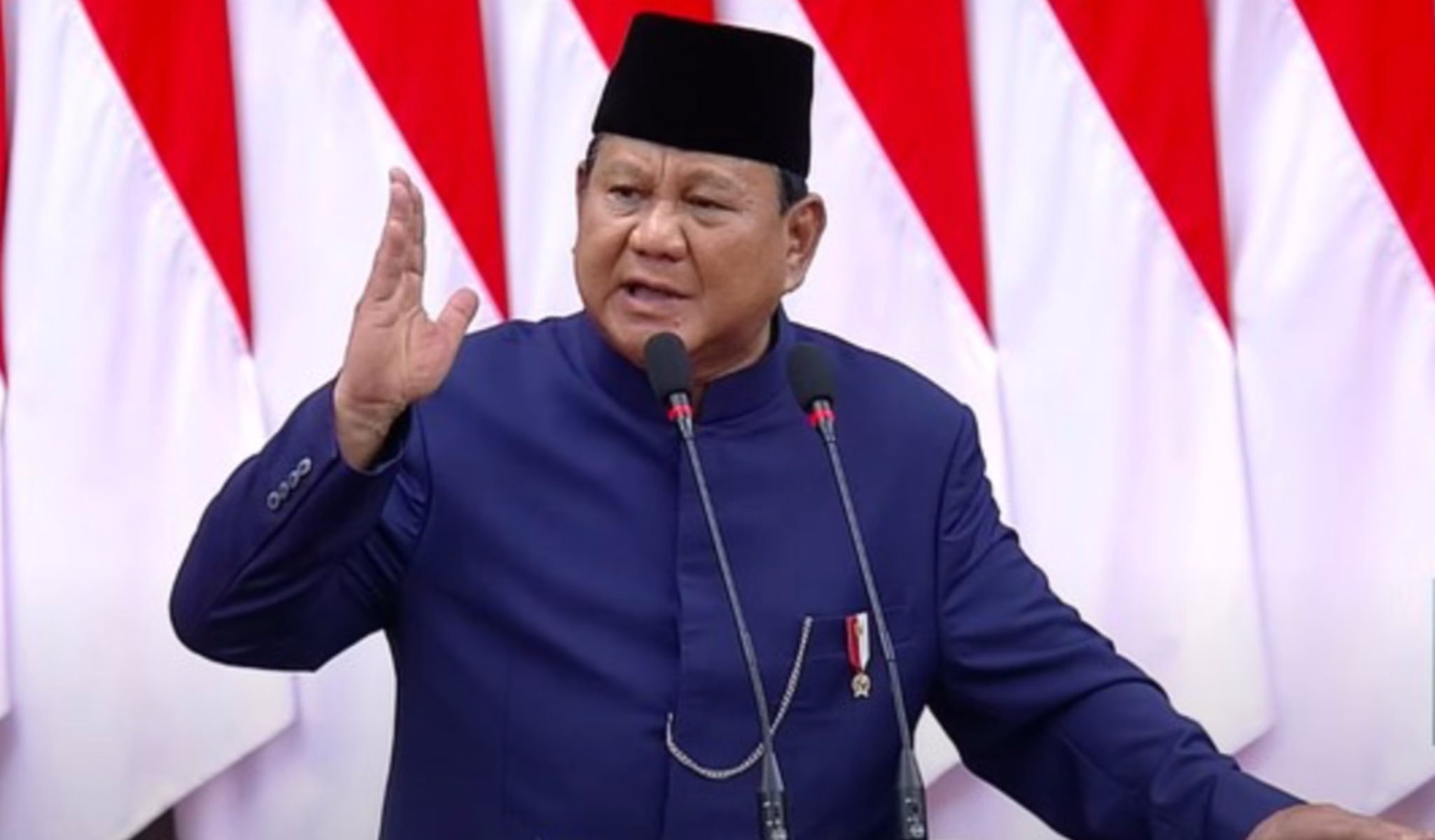 Presiden Republik Indonesia Prabowo Subianto.(Dok:TVP)