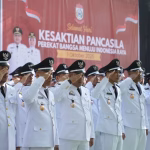 Upacara Kesaktian Pancasila 2025 di Balai Kota Makassar.(foto/ist)