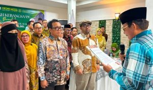 Pelantikan Pengurus CIDES ICMI Sulsel.(foto/ist)